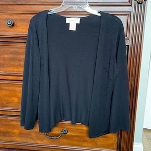 Quarter length cardigan. Gently used. No tears or stains.